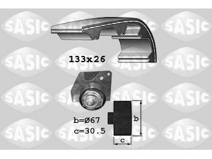 SASIC 1754025 paskirstymo diržo komplektas 
 Techninės priežiūros dalys -> Papildomas remontas
7701478874, 8201038625