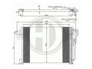 DIEDERICHS 8261100 kondensatorius, oro kondicionierius 
 Oro kondicionavimas -> Kondensatorius
53054211, 55115863, 53054211, 55115863