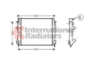 VAN WEZEL 43002309 radiatorius, variklio aušinimas 
 Aušinimo sistema -> Radiatorius/alyvos aušintuvas -> Radiatorius/dalys
2140000QA2, 8200072713