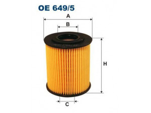 FILTRON OE649/5 alyvos filtras 
 Techninės priežiūros dalys -> Techninės priežiūros intervalai
11422247392, 11428513375, 11428513376