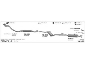 IMASAF 587000234 išmetimo sistema 
 Išmetimo sistema -> Išmetimo sistema, visa