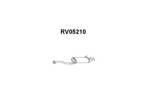 VENEPORTE RV05210 galinis duslintuvas 
 Išmetimo sistema -> Duslintuvas
GEX33513, GEX33514, GEX33534, GEX33535