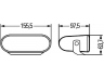 HELLA 1FA 008 284-811 prožektorių rinkinys