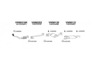 VENEPORTE 800396 išmetimo sistema 
 Išmetimo sistema -> Išmetimo sistema, visa