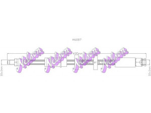 Brovex-Nelson H6087 stabdžių žarnelė 
 Stabdžių sistema -> Stabdžių žarnelės
4806C2, 4806F2, 4806C2, 4806F2