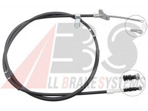 A.B.S. K19428 trosas, stovėjimo stabdys 
 Stabdžių sistema -> Valdymo svirtys/trosai
46420-44040, 46420-44041