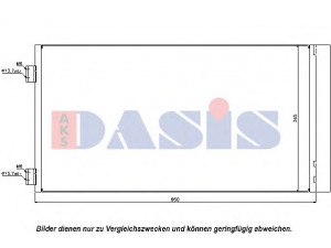 AKS DASIS 052016N kondensatorius, oro kondicionierius 
 Oro kondicionavimas -> Kondensatorius
64539228607, 9228607