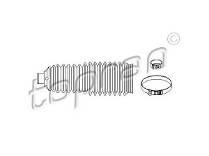 TOPRAN 722 173 gofruotoji membrana, vairavimas 
 Vairavimas -> Gofruotoji membrana/sandarinimai
16 086 520 80, 4066 80, 16 086 520 80