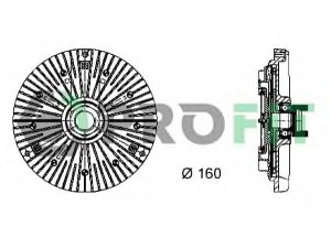 PROFIT 1720-2012 sankaba, radiatoriaus ventiliatorius 
 Aušinimo sistema -> Radiatoriaus ventiliatorius
11521709499, 11521719046, 11521719269