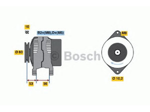 BOSCH 0 124 415 010 kintamosios srovės generatorius 
 Elektros įranga -> Kint. sr. generatorius/dalys -> Kintamosios srovės generatorius
1204054, 9119309, 9132653, 9119309