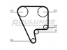ROULUNDS RUBBER RR1310 paskirstymo diržas 
 Techninės priežiūros dalys -> Papildomas remontas
14400PG6004, 14400PG6014