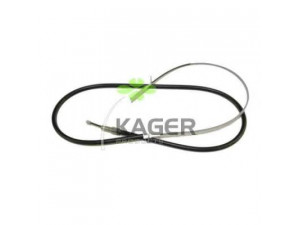 KAGER 19-0576 trosas, stovėjimo stabdys 
 Stabdžių sistema -> Valdymo svirtys/trosai
34401166237, 34411162999