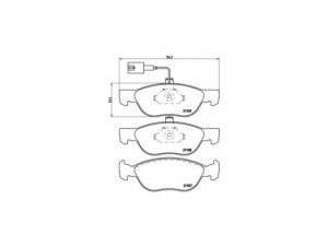 BREMBO P 23 070 stabdžių trinkelių rinkinys, diskinis stabdys 
 Techninės priežiūros dalys -> Papildomas remontas
71753041, 77362316, 9947124, 9951067