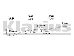 KLARIUS 362056E išmetimo sistema