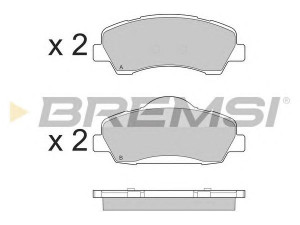 BREMSI BP3559 stabdžių trinkelių rinkinys, diskinis stabdys
1608691380, 1610699280, 1608691380