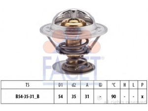 FACET 7.8307S termostatas, aušinimo skystis 
 Aušinimo sistema -> Termostatas/tarpiklis -> Thermostat
74 31 397 947, 74 33 545 031, 74 36 842 409