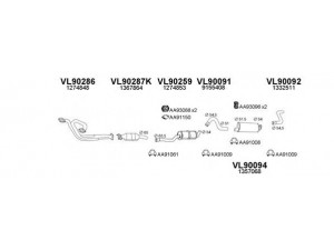 VENEPORTE 900104 išmetimo sistema 
 Išmetimo sistema -> Išmetimo sistema, visa