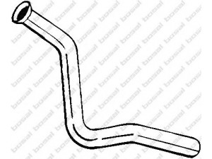 BOSAL 777-059 išleidimo kolektorius 
 Išmetimo sistema -> Išmetimo vamzdžiai
123 490 45 19