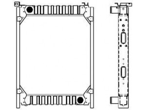 SAKURA  Automotive 1311-0312 radiatorius, variklio aušinimas