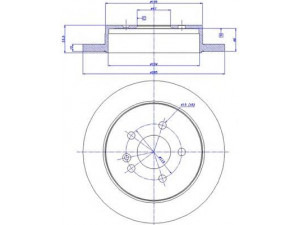 CAR 142.389 stabdžių diskas 
 Stabdžių sistema -> Diskinis stabdys -> Stabdžių diskas
163.421.01.12, 163.423.01.12