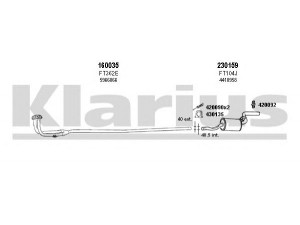 KLARIUS 330193E išmetimo sistema 
 Išmetimo sistema -> Išmetimo sistema, visa