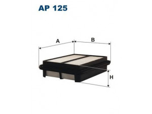 FILTRON AP125 oro filtras 
 Filtrai -> Oro filtras
409, 17801-87715-000, 1780187104
