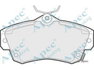APEC braking PAD1118 stabdžių trinkelių rinkinys, diskinis stabdys 
 Techninės priežiūros dalys -> Papildomas remontas
05017843AA