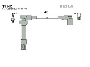 TESLA T114C uždegimo laido komplektas 
 Kibirkšties / kaitinamasis uždegimas -> Uždegimo laidai/jungtys
12121727100