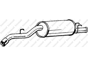 BOSAL 148-957 galinis duslintuvas 
 Išmetimo sistema -> Duslintuvas
5 980 875