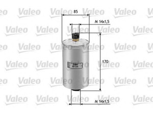 VALEO 587204 kuro filtras 
 Techninės priežiūros dalys -> Papildomas remontas
811133511D, 5022736, 5025106, 811133511D