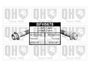 QUINTON HAZELL BFH5678 stabdžių žarnelė 
 Stabdžių sistema -> Stabdžių žarnelės
51590-63BB0, 51590-60B00, 51590-63B00
