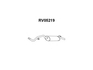 VENEPORTE RV05219 galinis duslintuvas 
 Išmetimo sistema -> Duslintuvas
GEX33598, GEX33681