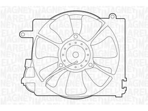 MAGNETI MARELLI 069422293010 ventiliatorius, radiatoriaus 
 Aušinimo sistema -> Oro aušinimas
033811270, 234052370, 96314167