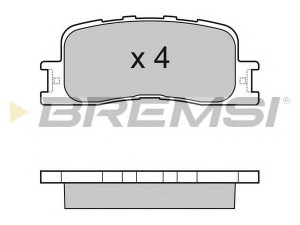 BREMSI BP3060 stabdžių trinkelių rinkinys, diskinis stabdys 
 Techninės priežiūros dalys -> Papildomas remontas
0446606010, 0446633090, 0446633100