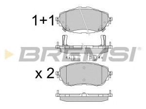 BREMSI BP3537 stabdžių trinkelių rinkinys, diskinis stabdys
04465-02390, 0446502390, 446502390
