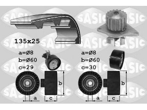 SASIC 3900032 vandens siurblio ir paskirstymo diržo komplektas 
 Diržinė pavara -> Paskirstymo diržas/komplektas -> Paskirstymo diržas/komplektas
1609525780, 1610793380, 1609525780