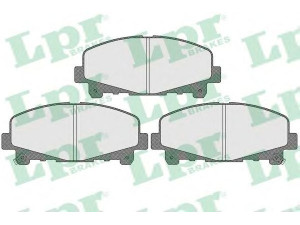 LPR 05P1607 stabdžių trinkelių rinkinys, diskinis stabdys 
 Techninės priežiūros dalys -> Papildomas remontas
45022TL0G50, 45022TL0G51