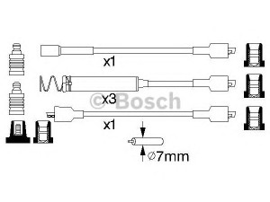 BOSCH 0 986 356 722 uždegimo laido komplektas 
 Kibirkšties / kaitinamasis uždegimas -> Uždegimo laidai/jungtys
1612473, 1612642, 6 12 482, 90295495