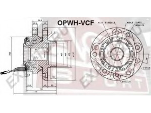 ASVA OPWH-VCF rato stebulė 
 Ašies montavimas/vairavimo mechanizmas/ratai -> Rato stebulė/montavimas -> Rato stebulė
16 03 295, 93178661, 93186388