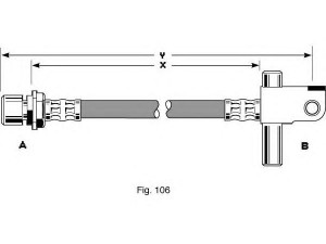 GIRLING 9001309 stabdžių žarnelė 
 Stabdžių sistema -> Stabdžių žarnelės
1655853, 6149181, 6577425, 86VB2282BB