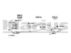 KLARIUS 630486U išmetimo sistema