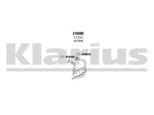 KLARIUS 330002E išmetimo sistema 
 Išmetimo sistema -> Išmetimo sistema, visa