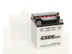EXIDE 12N5,5A-3B starterio akumuliatorius; starterio akumuliatorius 
 Elektros įranga -> Akumuliatorius