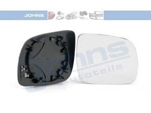 JOHNS 71 20 38-85 veidrodėlio stiklas, išorinis veidrodėlis 
 Kėbulas -> Keleivių kabina -> Veidrodėlis
1U1 857 522J