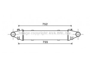 AVA QUALITY COOLING MSA4525 tarpinis suslėgto oro aušintuvas, kompresorius 
 Variklis -> Oro tiekimas -> Įkrovos agregatas (turbo/superįkrova) -> Tarpinis suslėgto oro aušintuvas
2045000300
