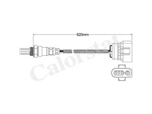 CALORSTAT by Vernet LS140003 lambda jutiklis 
 Išmetimo sistema -> Lambda jutiklis
078906265M