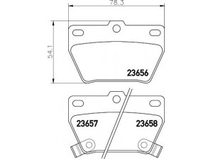 HELLA 8DB 355 010-521 stabdžių trinkelių rinkinys, diskinis stabdys 
 Techninės priežiūros dalys -> Papildomas remontas
0446642010, 0446642020, 0446642030