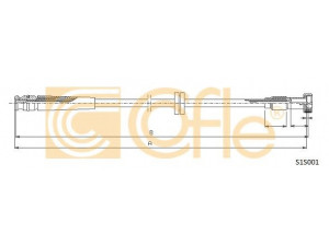 COFLE S1S001 tachometro velenas 
 Dviratė transporto priemonės -> Kabeliai ir tachometro velenaai -> Tachometro velenas
3491080030, 3491080030000