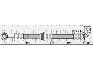 BORG & BECK BBH7039 stabdžių žarnelė 
 Stabdžių sistema -> Stabdžių žarnelės
5881126000