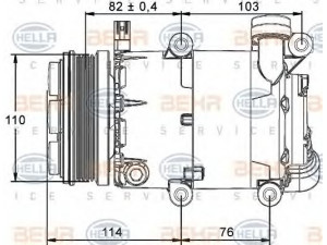 HELLA 8FK 351 113-461 kompresorius, oro kondicionierius 
 Oro kondicionavimas -> Kompresorius/dalys
1 333 040, 1 379 474, 1 432 750